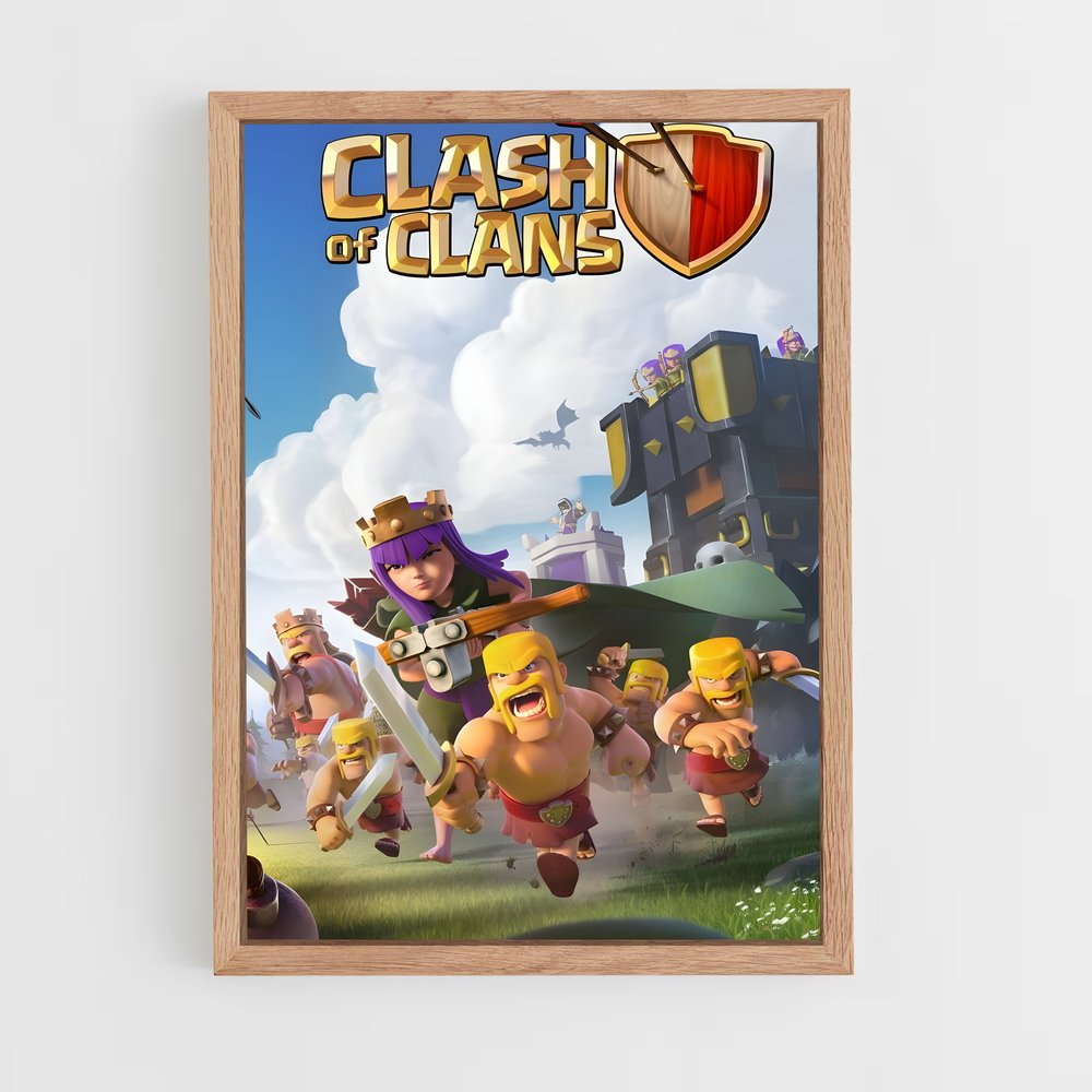 Poster La Guerre des Clans – affiche Clash of clans (vue 4)
